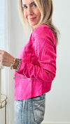 GlamourScales Blazer-160 Jackets-Michel-Coastal Bloom Boutique, find the trendiest versions of the popular styles and looks Located in Indialantic, FL