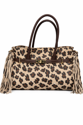 Italian Suede Wild Side Fringe Bag