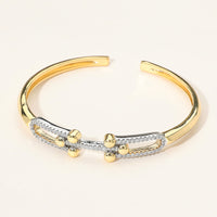 Modern Open Cuff Bracelet-230 Jewelry-NYW-Coastal Bloom Boutique, find the trendiest versions of the popular styles and looks Located in Indialantic, FL