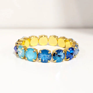 Croatia Stretch Bracelet - Fairy Dust Blue Mix - TOVA