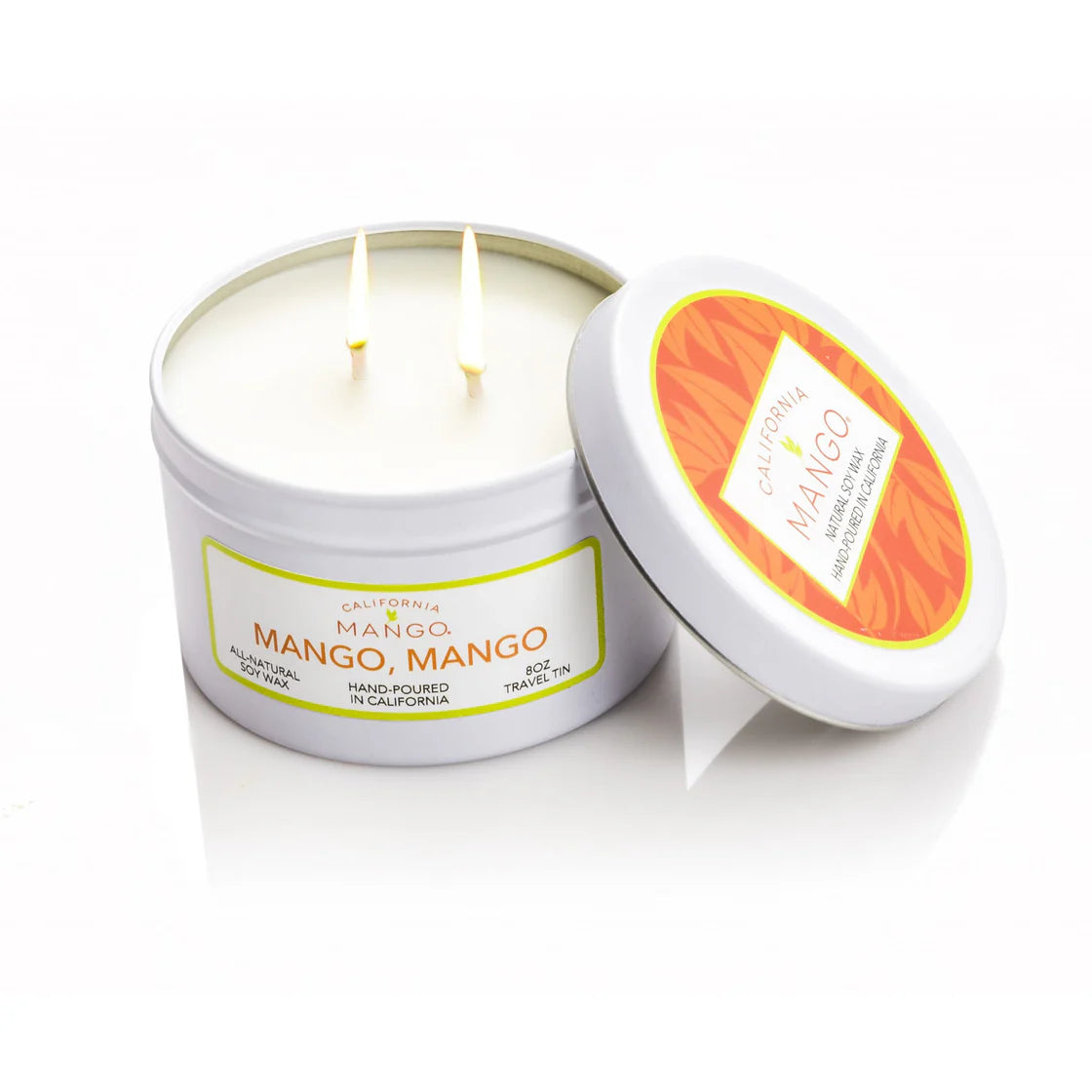 Mango Bliss Travel Candle-270 Home/Gift-Calmango-Coastal Bloom Boutique, find the trendiest versions of the popular styles and looks Located in Indialantic, FL