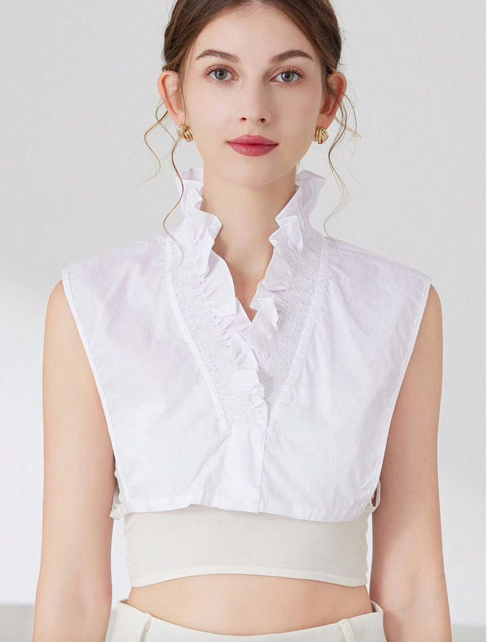 V-neck False Collar-260 Other Accessories-Darling-Coastal Bloom Boutique, find the trendiest versions of the popular styles and looks Located in Indialantic, FL