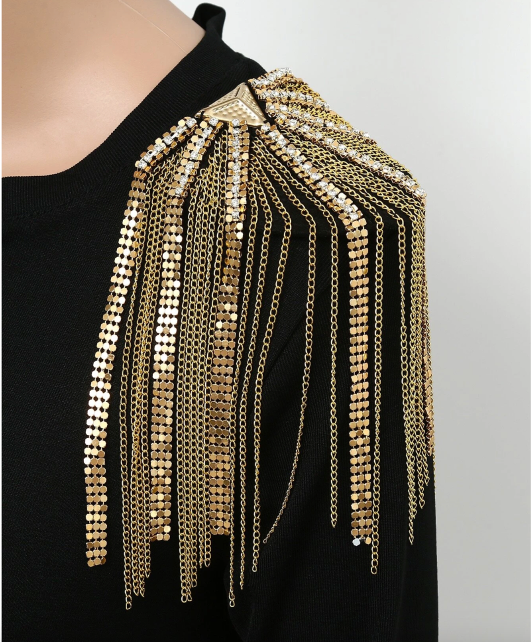 Rhinestone Epaulette-260 Other Accessories-Darling-Coastal Bloom Boutique, find the trendiest versions of the popular styles and looks Located in Indialantic, FL