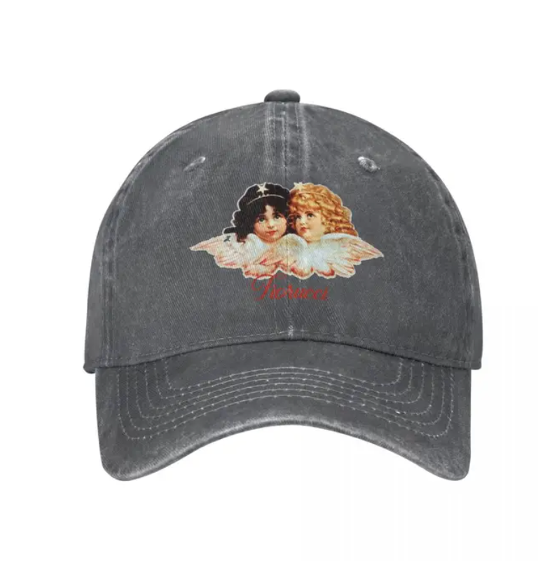 Cherubs Baseball Cap - Dark Gray-260 Other Accessories-Chasing Bandits-Coastal Bloom Boutique, find the trendiest versions of the popular styles and looks Located in Indialantic, FL