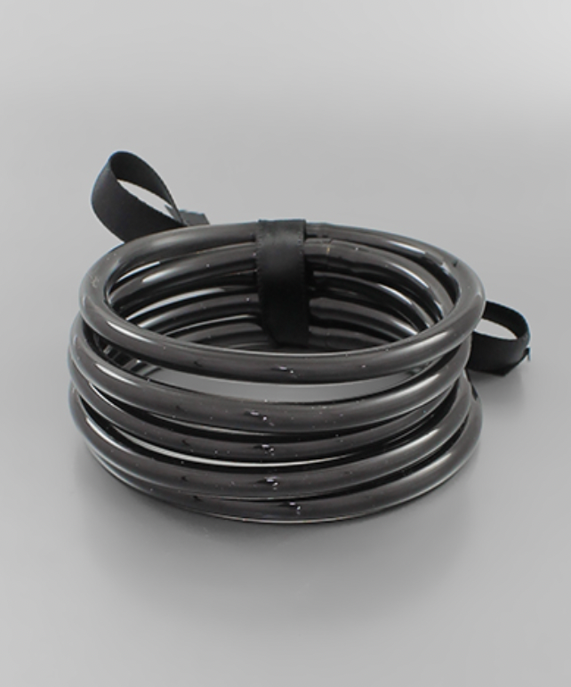 Stef’s Mediterranean Waterproof Bracelets - Black-230 Jewelry-GS JEWELRY-Coastal Bloom Boutique, find the trendiest versions of the popular styles and looks Located in Indialantic, FL