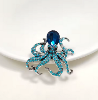 Ocean Octopus Brooch