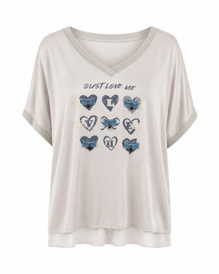 Locked On Love V-Neck Italian Top