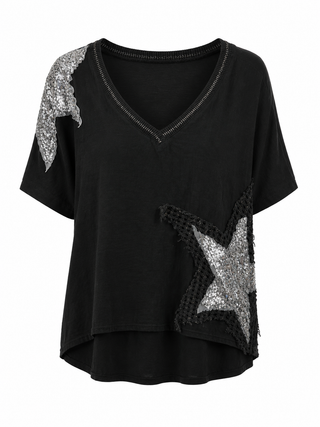 Written in the Stars Italian Top- Black