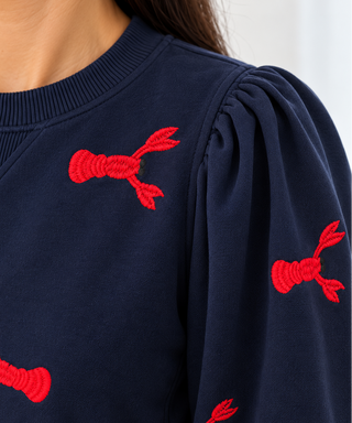 Lobster Detail Sweatshirt - Navy