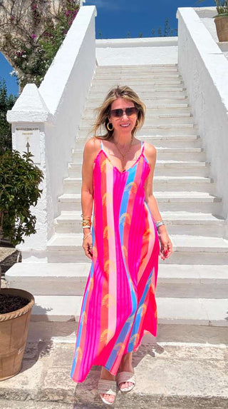 Pink Sands & Palms Italian Maxi Dress