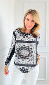 Camelia Italian St Tropez Knit-140 Sweaters-Italianissimo-Coastal Bloom Boutique, find the trendiest versions of the popular styles and looks Located in Indialantic, FL