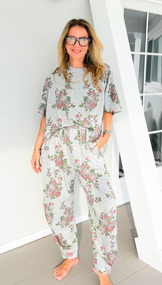 Matching Floral Bouquet Lounge Set