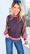 Fusion Fate Sweater-140 Sweaters-Fate By LFD-Coastal Bloom Boutique, find the trendiest versions of the popular styles and looks Located in Indialantic, FL