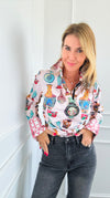 Rome Vessel Long Sleeve Shirt-130 Long Sleeve Tops-Dizzy Lizzie-Coastal Bloom Boutique, find the trendiest versions of the popular styles and looks Located in Indialantic, FL