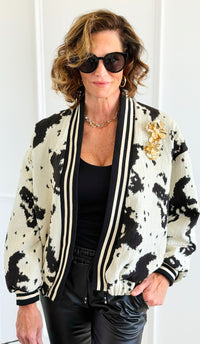 Golden Pearl Italian Jacket-160 Jackets-Mitica & Co-Coastal Bloom Boutique, find the trendiest versions of the popular styles and looks Located in Indialantic, FL