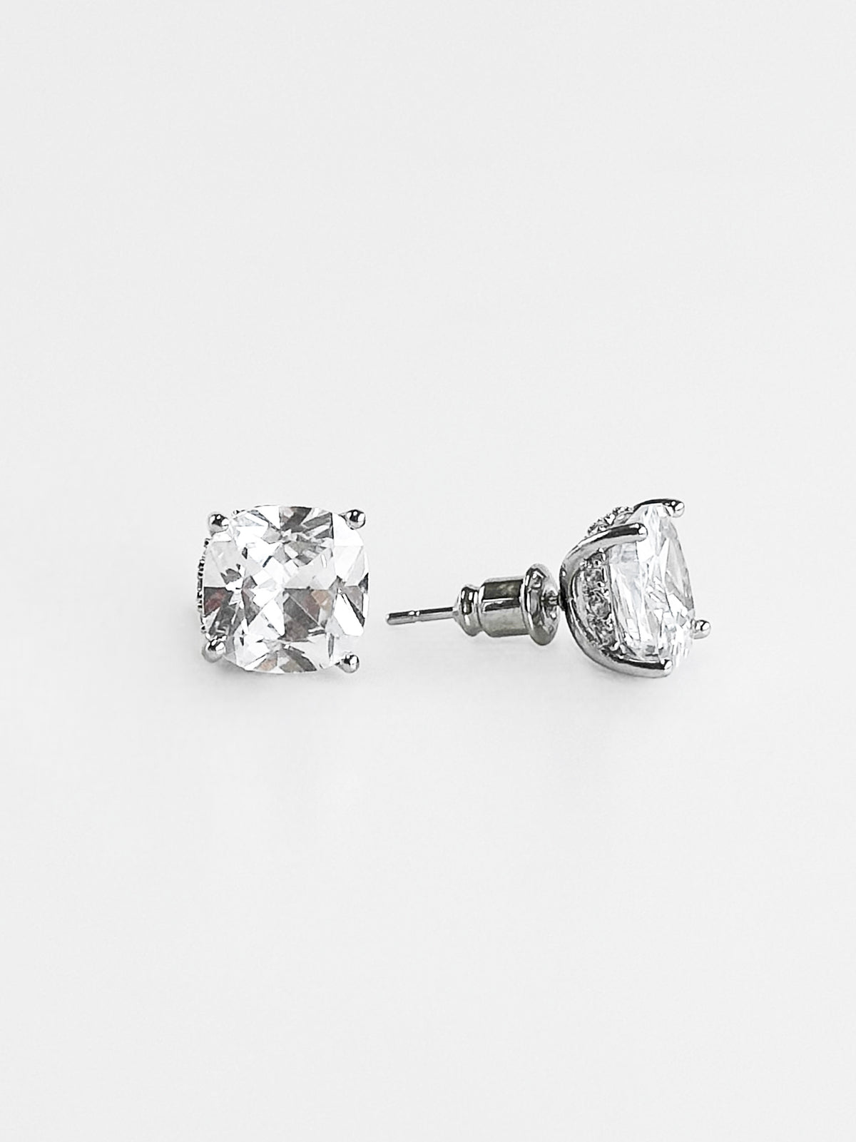 Cz Halo Radiant Cushion Stud Earring-230 Jewelry-Chasing Bandits-Coastal Bloom Boutique, find the trendiest versions of the popular styles and looks Located in Indialantic, FL