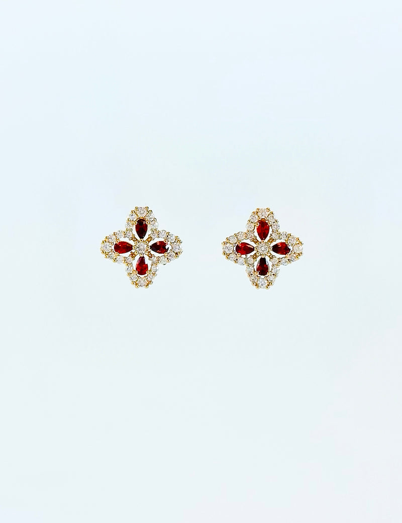 Timeless Blossom Earrings- Topaz-230 Jewelry-NYW-Coastal Bloom Boutique, find the trendiest versions of the popular styles and looks Located in Indialantic, FL