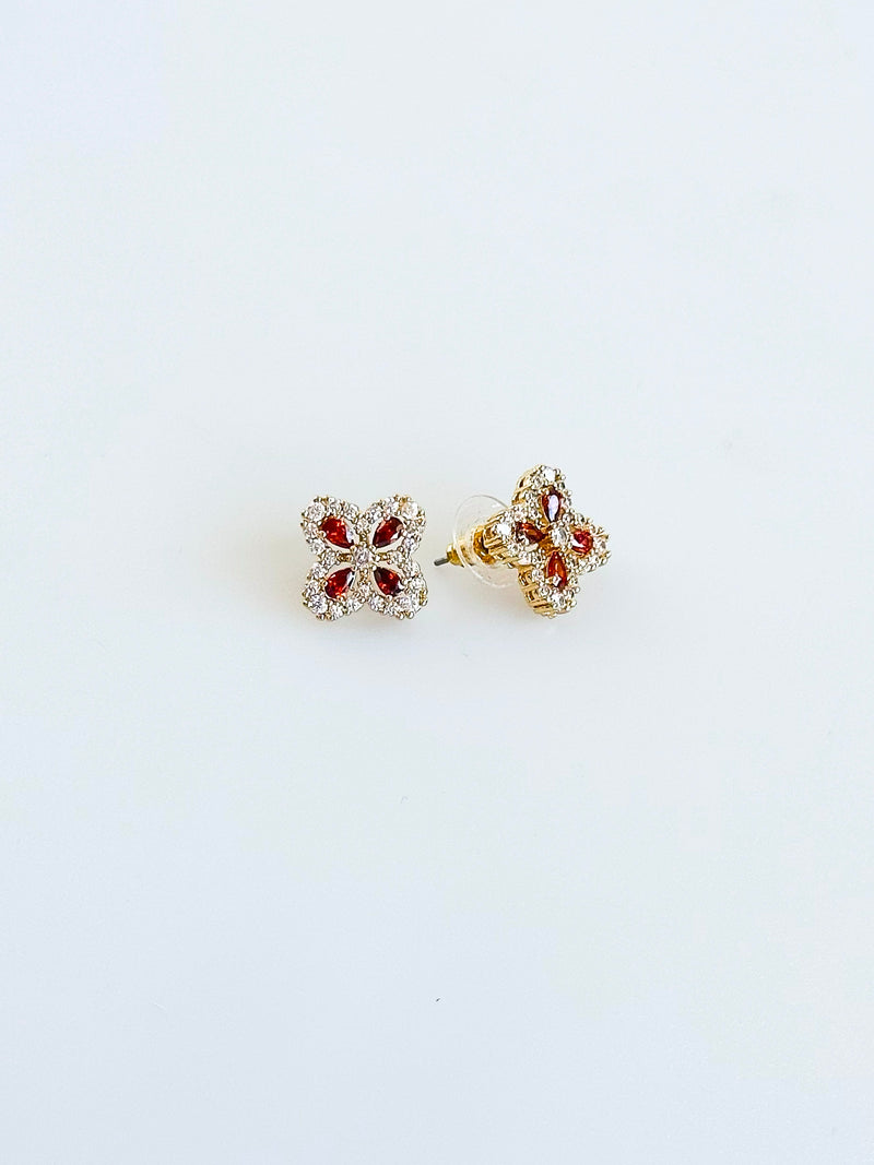 Timeless Blossom Earrings- Topaz-230 Jewelry-NYW-Coastal Bloom Boutique, find the trendiest versions of the popular styles and looks Located in Indialantic, FL