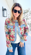 Loom & Indigo Jacket-160 Jackets-DAVI & DANI-Coastal Bloom Boutique, find the trendiest versions of the popular styles and looks Located in Indialantic, FL