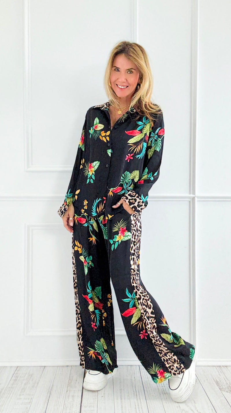 Tropical Elite Italian Set-210 Loungewear/Sets-Mitica & Co-Coastal Bloom Boutique, find the trendiest versions of the popular styles and looks Located in Indialantic, FL