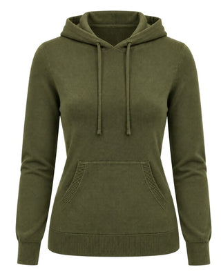 Sunday Stroll Sweater Hoodie - Olive