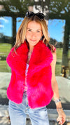 Aspen Crop Faux Fur Vest-160 Jackets-LOVE TREE-Coastal Bloom Boutique, find the trendiest versions of the popular styles and looks Located in Indialantic, FL