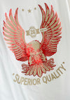 Superior Spirit Italian Graphic Tee-110 Short Sleeve Tops-FIRSTAGE-Coastal Bloom Boutique, find the trendiest versions of the popular styles and looks Located in Indialantic, FL