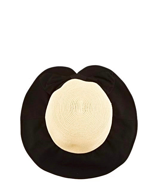 Noir Riviera Sun Hat - Black-260 Other Accessories-ICCO ACCESSORIES-Coastal Bloom Boutique, find the trendiest versions of the popular styles and looks Located in Indialantic, FL