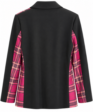 Mixed Mood Plaid Italian Blazer
