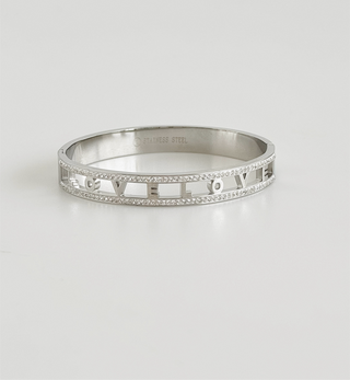 Stainless Steel Love Bangle Bracelet-230 Jewelry-NYC-Coastal Bloom Boutique, find the trendiest versions of the popular styles and looks Located in Indialantic, FL
