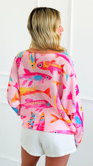 Tropical Fish Italian St Tropez Knit