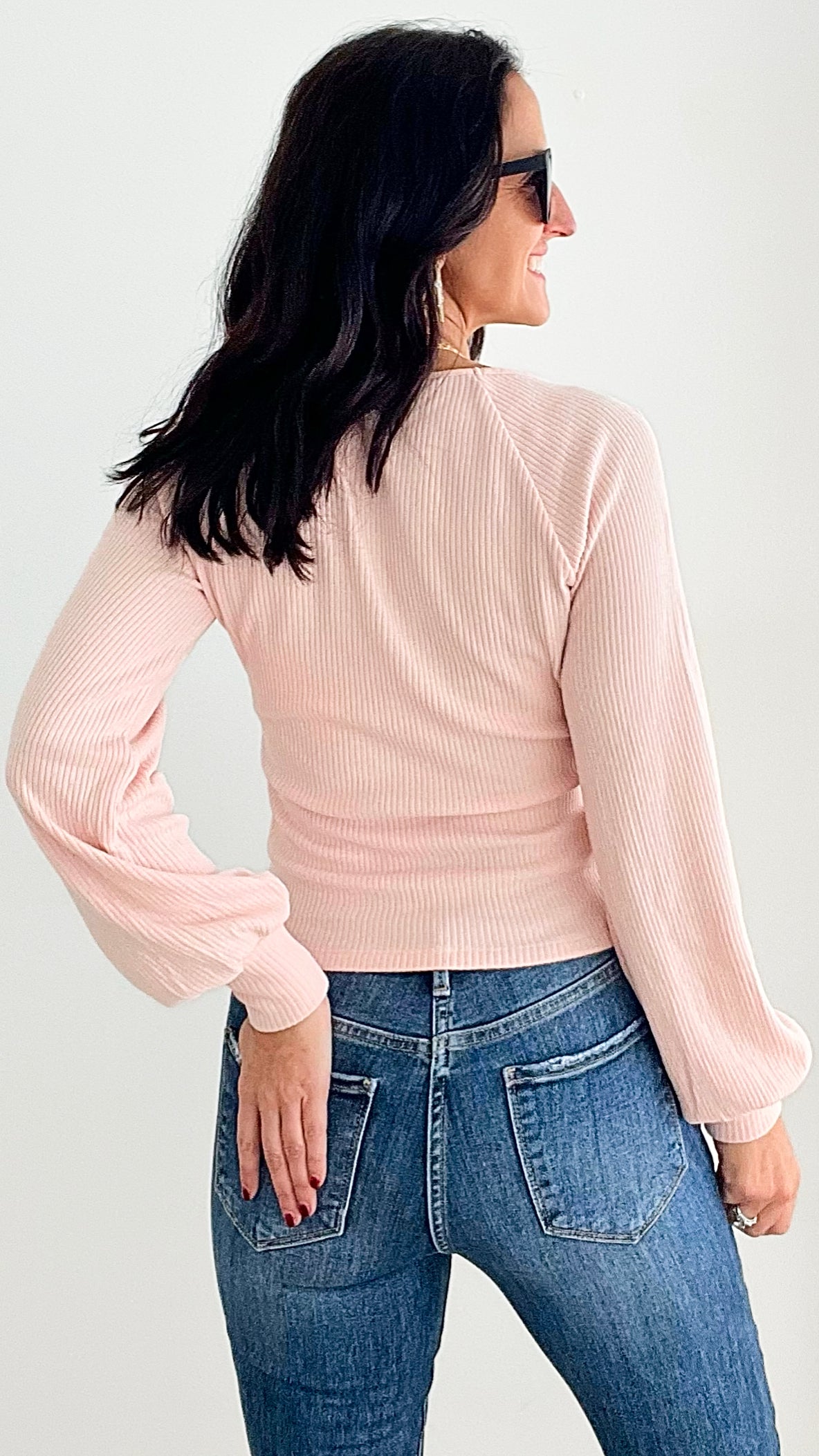 Try Me Out Top - Dusty Pink-130 Long Sleeve Tops-HYFVE-Coastal Bloom Boutique, find the trendiest versions of the popular styles and looks Located in Indialantic, FL