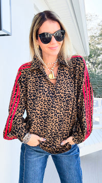 Savage Spark Top-110 Long Sleeve Tops-JODIFL-Coastal Bloom Boutique, find the trendiest versions of the popular styles and looks Located in Indialantic, FL