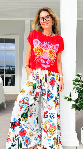 Storybook Escape Riviera Italian Pants