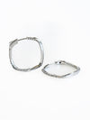 CZ Square Hoops Earring-230 Jewelry-NYC-Coastal Bloom Boutique, find the trendiest versions of the popular styles and looks Located in Indialantic, FL
