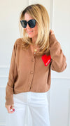 I Heart You Cardigan Sweater-140 Sweaters-V SKY-Coastal Bloom Boutique, find the trendiest versions of the popular styles and looks Located in Indialantic, FL