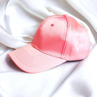 Satin Baseball Cap-260 Other Accessories-Italianissimo-Coastal Bloom Boutique, find the trendiest versions of the popular styles and looks Located in Indialantic, FL