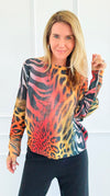 Untamed Allure Italian St Tropez Sweater-140 Sweaters-SORPRESA-Coastal Bloom Boutique, find the trendiest versions of the popular styles and looks Located in Indialantic, FL