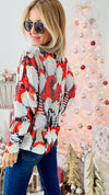 Italian St Tropez Holiday Gnomes Sweater-140 Sweaters-Italianissimo-Coastal Bloom Boutique, find the trendiest versions of the popular styles and looks Located in Indialantic, FL