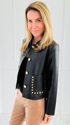 Whispered Warmth Button Jacket-160 Jackets-ROUSSEAU-Coastal Bloom Boutique, find the trendiest versions of the popular styles and looks Located in Indialantic, FL
