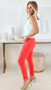 Love Endures Jogger Pant - Coral-180 Joggers-Germany-Coastal Bloom Boutique, find the trendiest versions of the popular styles and looks Located in Indialantic, FL