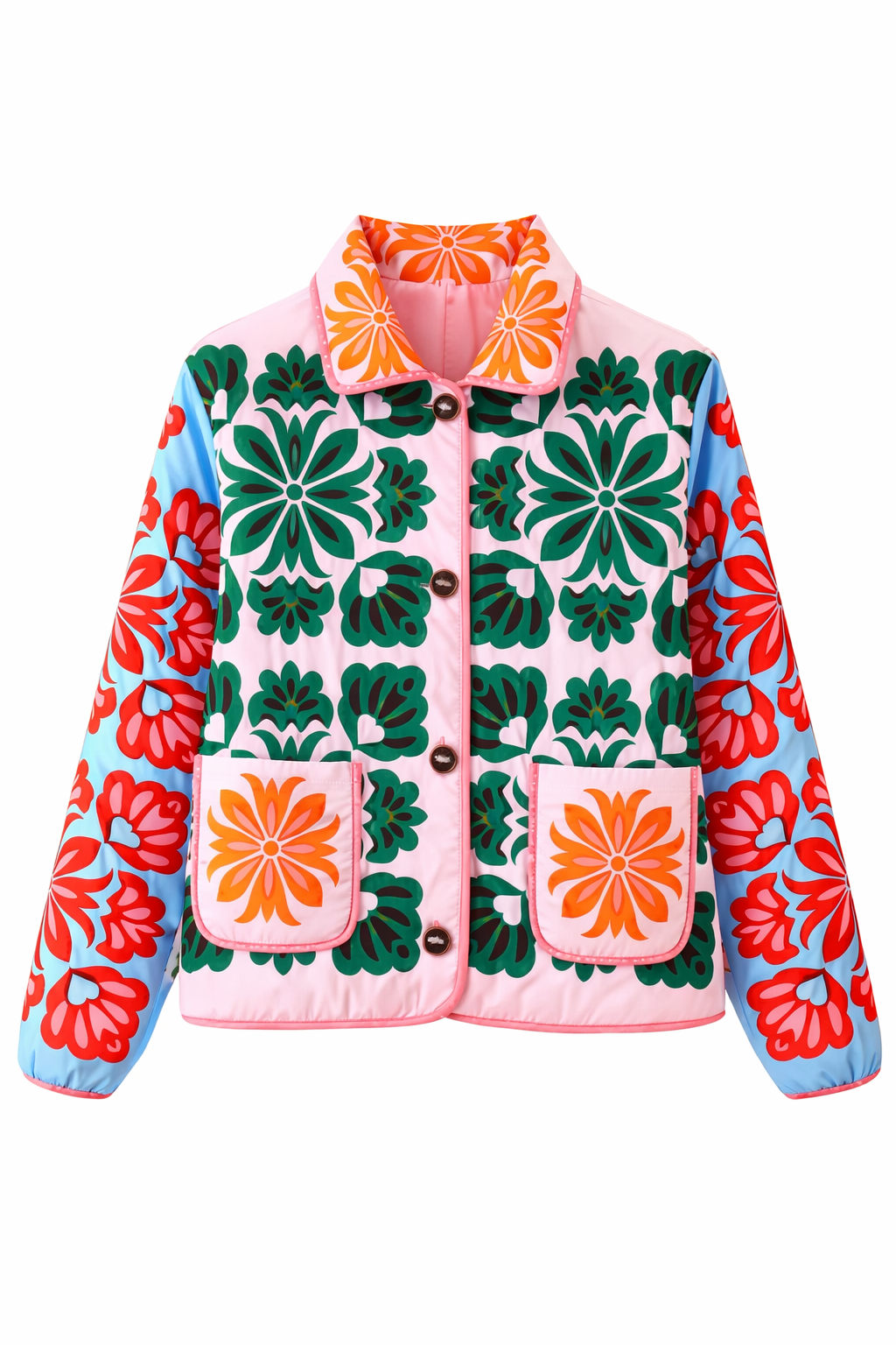 Folk Garden Quilted Jacket