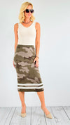 Urban Terrain Midi Skirt-170 Bottoms-mystree-Coastal Bloom Boutique, find the trendiest versions of the popular styles and looks Located in Indialantic, FL