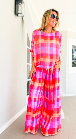 Sweet Check Kapri Italian Pants