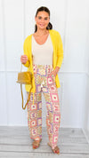 Waffle Winks Elastic Pants-170 Bottoms-DOE AND RAE-Coastal Bloom Boutique, find the trendiest versions of the popular styles and looks Located in Indialantic, FL