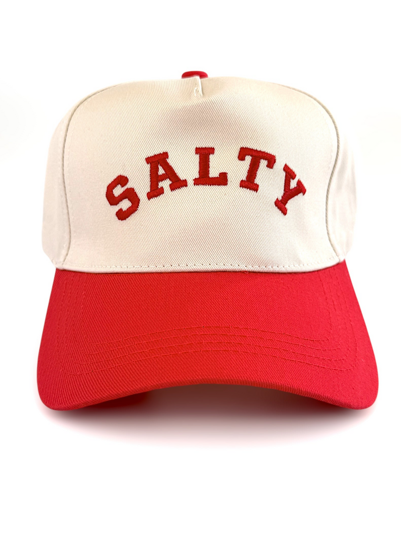 Salty Baseball Cap-260 Other Accessories-Zenana-Coastal Bloom Boutique, find the trendiest versions of the popular styles and looks Located in Indialantic, FL