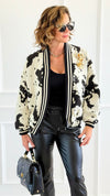Golden Pearl Italian Jacket-160 Jackets-Mitica & Co-Coastal Bloom Boutique, find the trendiest versions of the popular styles and looks Located in Indialantic, FL