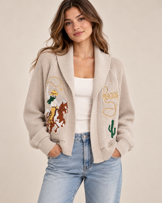 Western Cowboy Cardigan