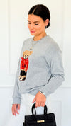 City Explorer Bear Sweater - H Grey-140 Sweaters-Gilli-Coastal Bloom Boutique, find the trendiest versions of the popular styles and looks Located in Indialantic, FL