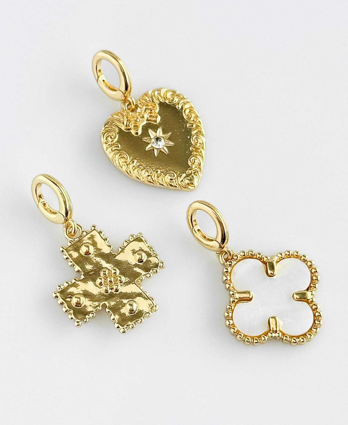 Golden Icons Charm Set-230 Jewelry-Final Project-Coastal Bloom Boutique, find the trendiest versions of the popular styles and looks Located in Indialantic, FL